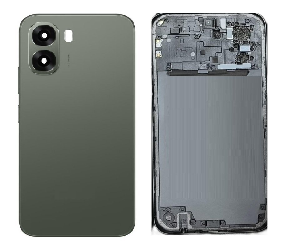 Oppo A6x 5G Full Body Housing Replacement Back Frame Middle Chassis with Side Keys – Black, Grey, Sky Blue, Green & Purple
