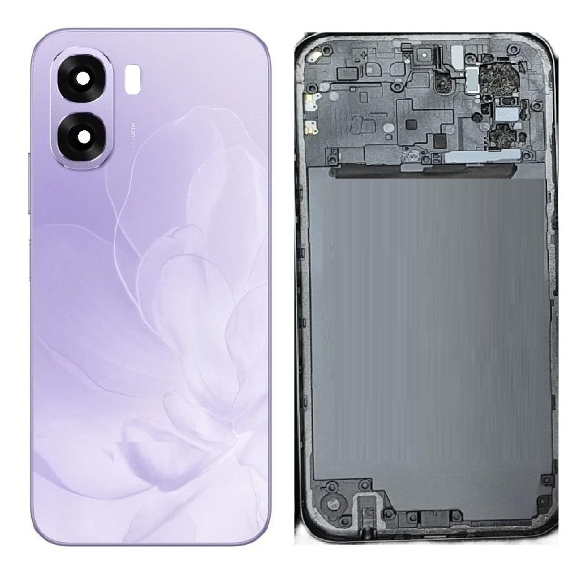 Oppo A6x 5G Full Body Housing Replacement Back Frame Middle Chassis with Side Keys – Black, Grey, Sky Blue, Green & Purple