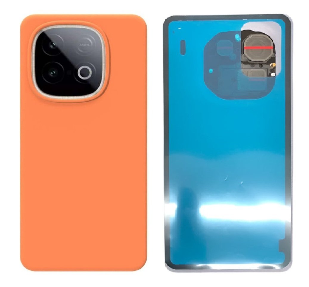 iQOO Neo 10 5G Back Panel Battery Cover Replacement – Gold, Orange, White, Black & Blue Color: ORANGE