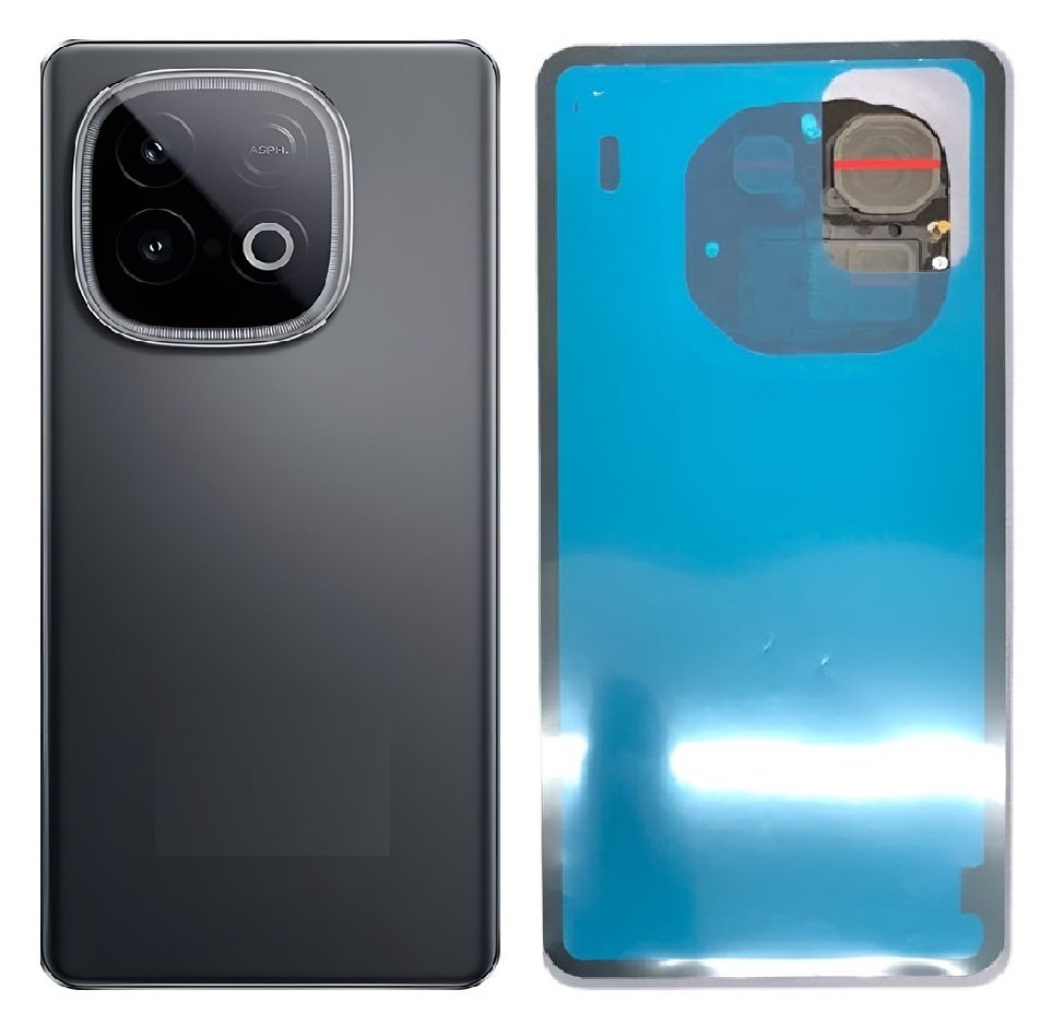 iQOO Neo 10 5G Back Panel Battery Cover Replacement – Gold, Orange, White, Black & Blue Color: BLACK