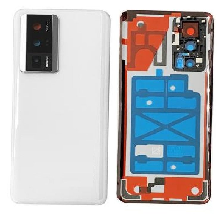 POCO F5 Pro 5G Back Panel Battery Cover Replacement – Green, White, Black & Blue Color: White