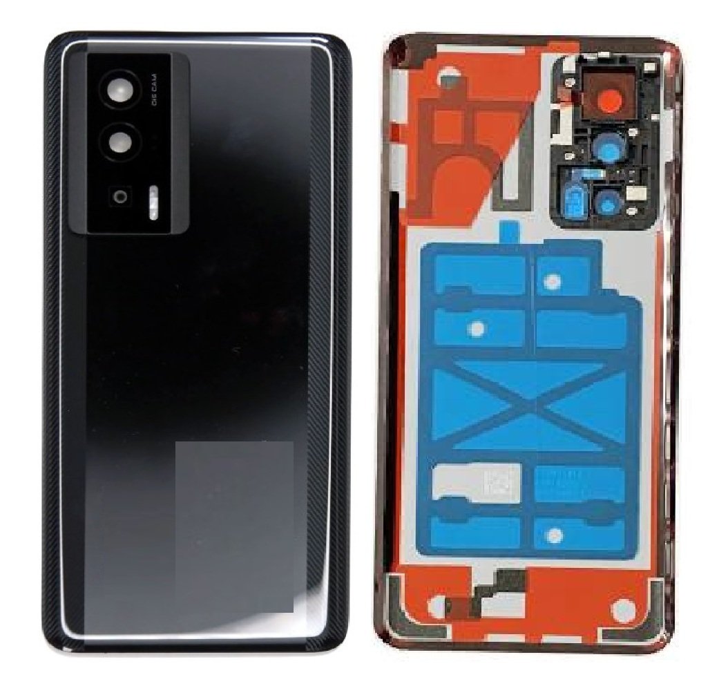 POCO F5 Pro 5G Back Panel Battery Cover Replacement – Green, White, Black & Blue Color: Black