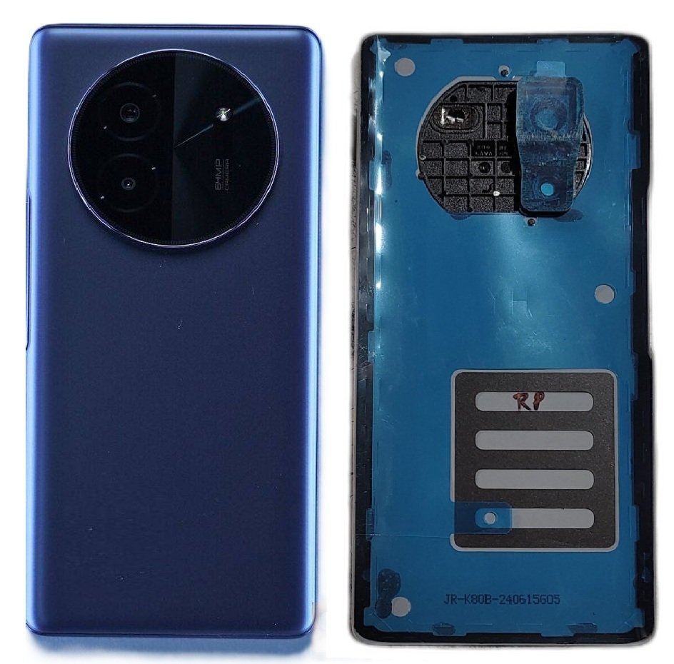 Lava Blaze X 5G Back Panel Battery Cover Replacement – Gold & Blue Color: BLUE