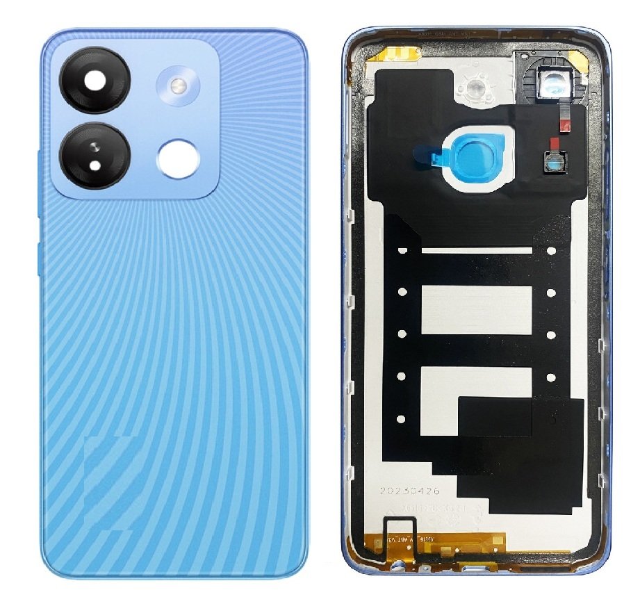Infinix Smart 7 HD 4G Full Body Housing Replacement Back Frame Middle Chassis with Side Keys – White, Blue & Green Color: BLUE