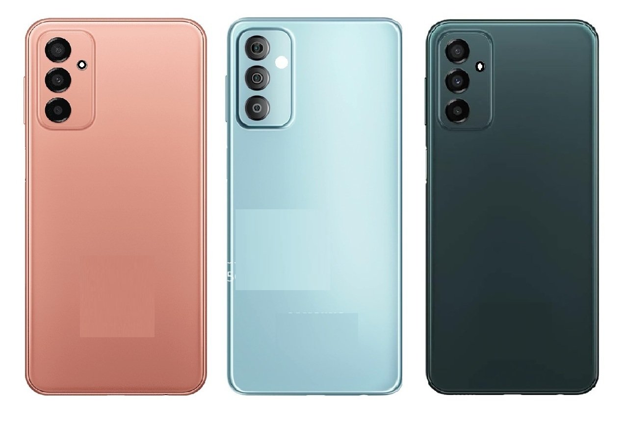 Samsung Galaxy F23 Full Body Housing Replacement Back Frame Middle Chassis with Side Keys – Orange, Blue & Black