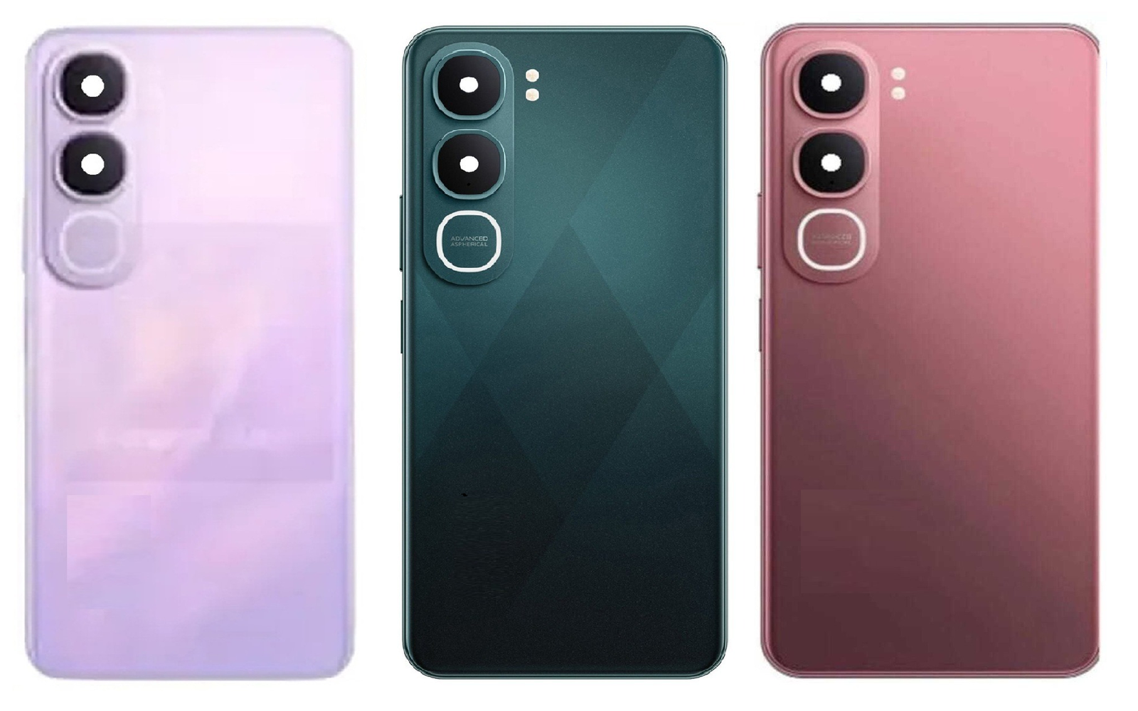 Vivo Y31 5G Full Body Housing Replacement Back Frame Middle Chassis with Side Keys – Purple, Green & Red