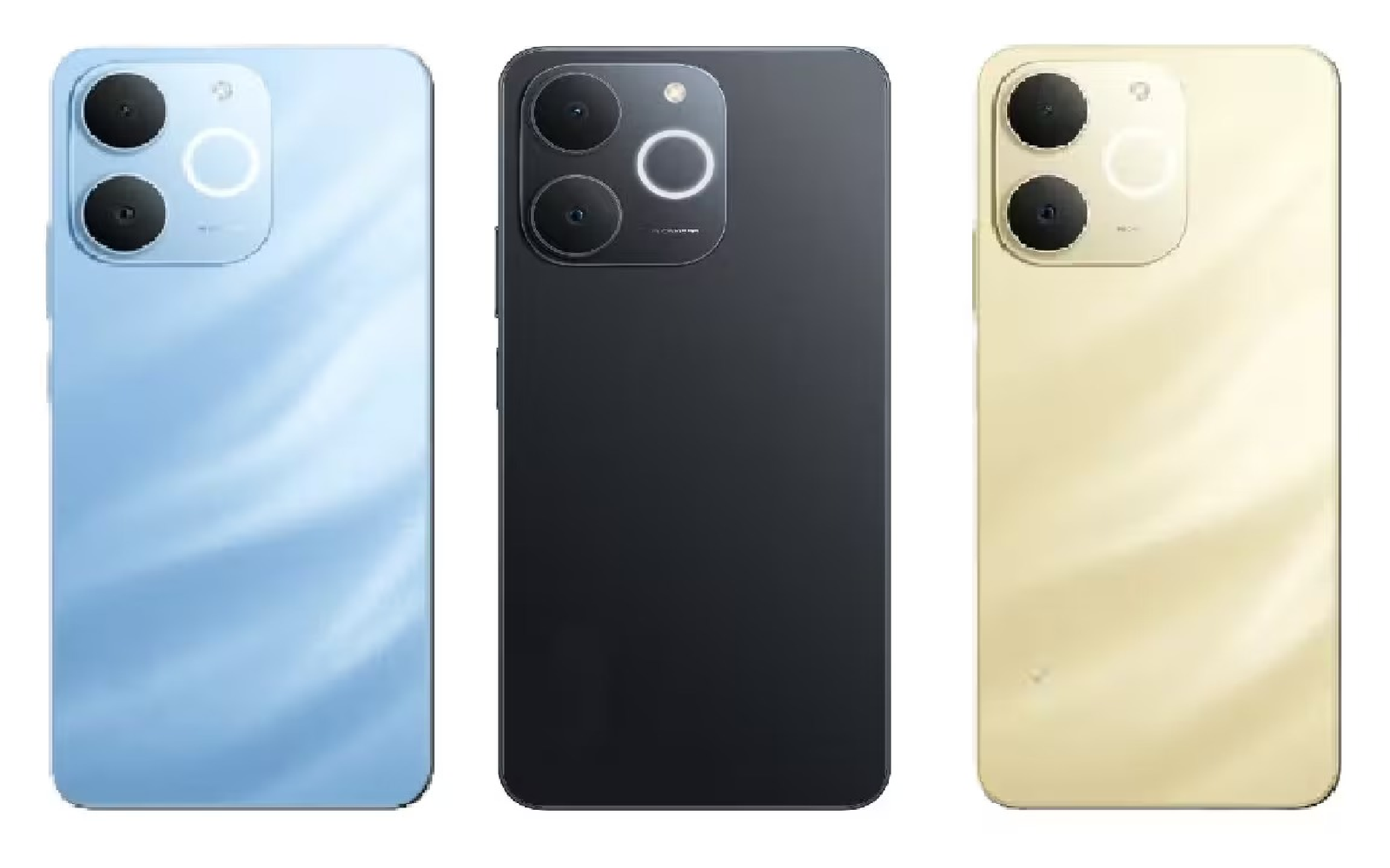 Realme Narzo 80 Lite 4G Full Body Housing Replacement Back Frame Middle Chassis with Side Keys – Blue, Black & Gold