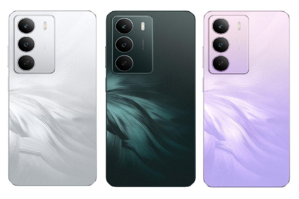 Realme P3 Lite 5G Full Body Housing Replacement Back Frame Middle Chassis with Side Keys – White, Green & Purple