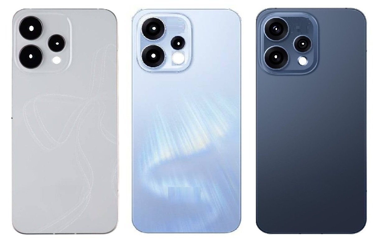 Oppo Reno 15 5G Back Panel Battery Cover Replacement – Grey, Blue & Black