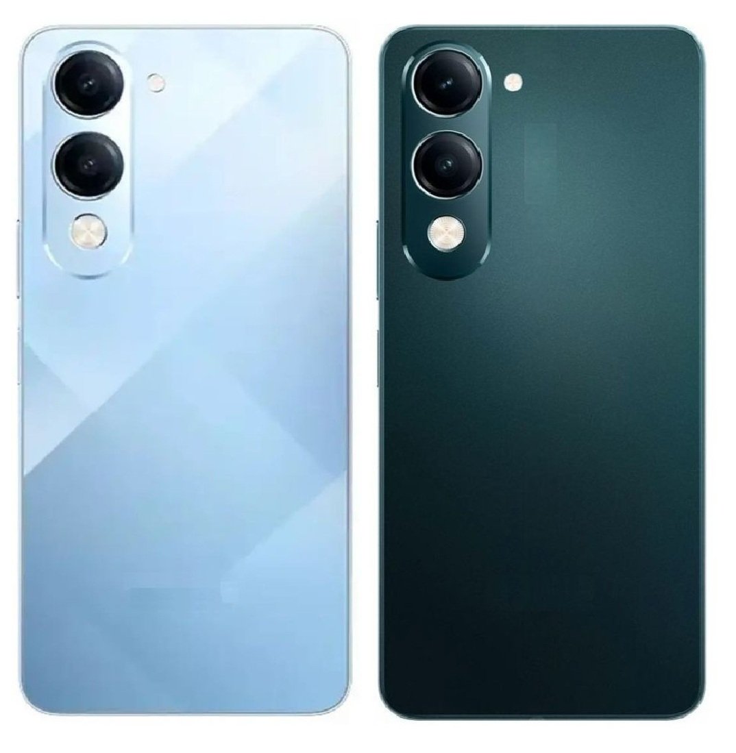 iQOO Z10 Lite 5G Full Body Housing Replacement Back Frame Middle Chassis with Side Keys – Blue & Green