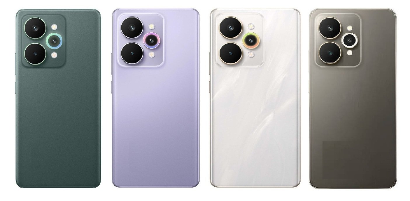 Realme 15 Pro 5G Full Body Housing Replacement Back Frame Middle Chassis with Side Keys – Black, Purple, White & Brown
