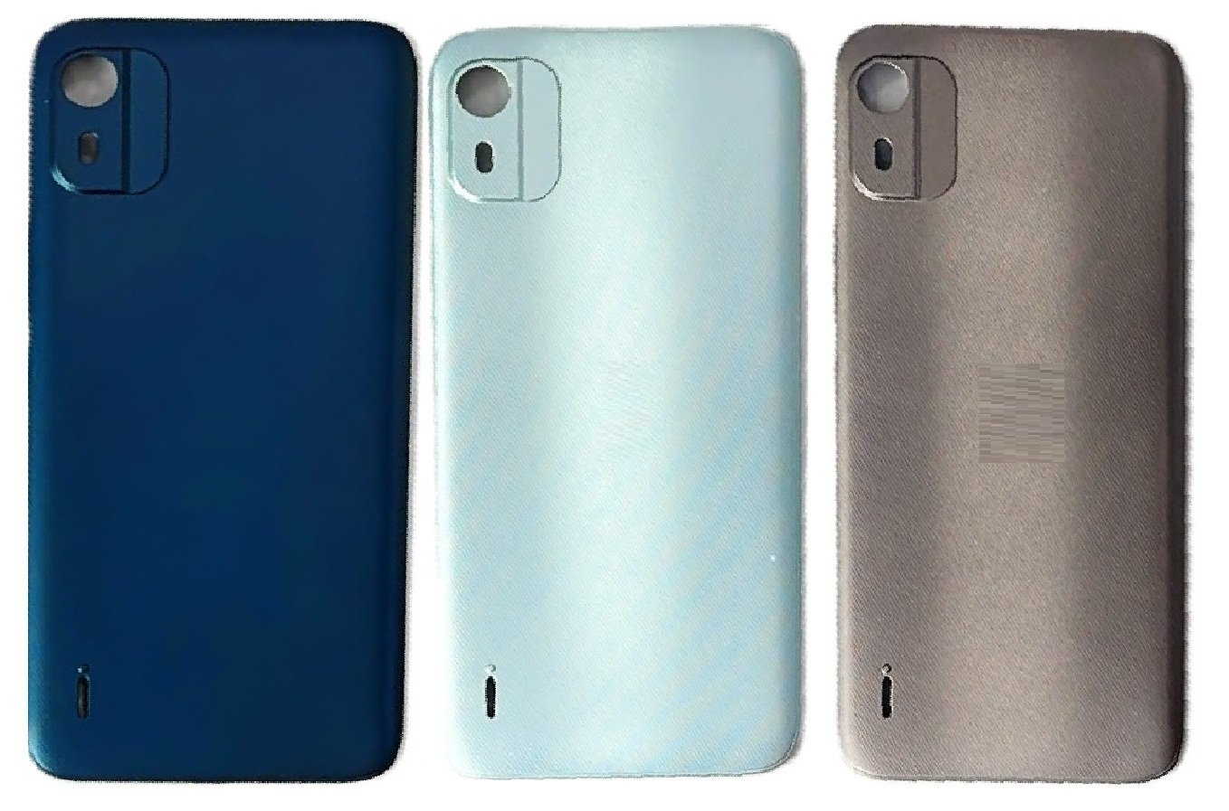 Nokia C12 4G Full Body Housing Replacement Back Frame Middle Chassis with Side Keys – Gold, Blue & Black