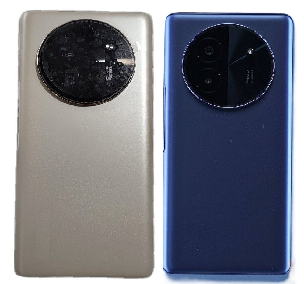 Lava Blaze X 5G Back Panel Battery Cover Replacement – Gold & Blue