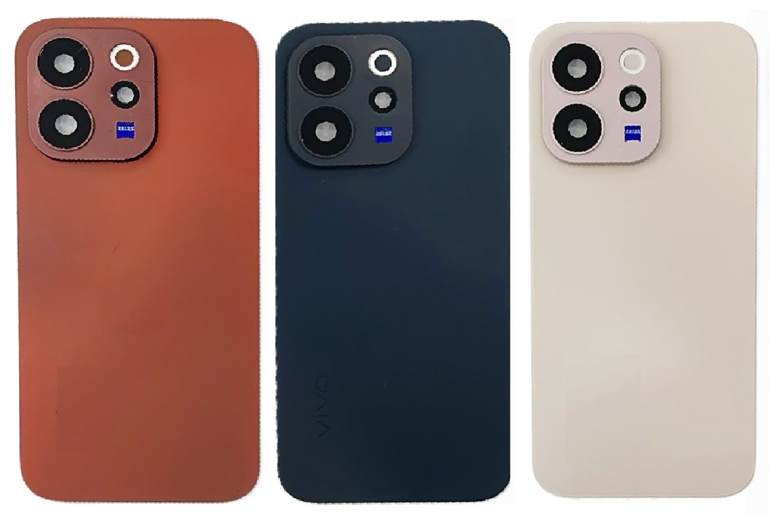 Vivo V70 Elite 5G Back Panel Battery Cover Replacement – Red, Black & Gold