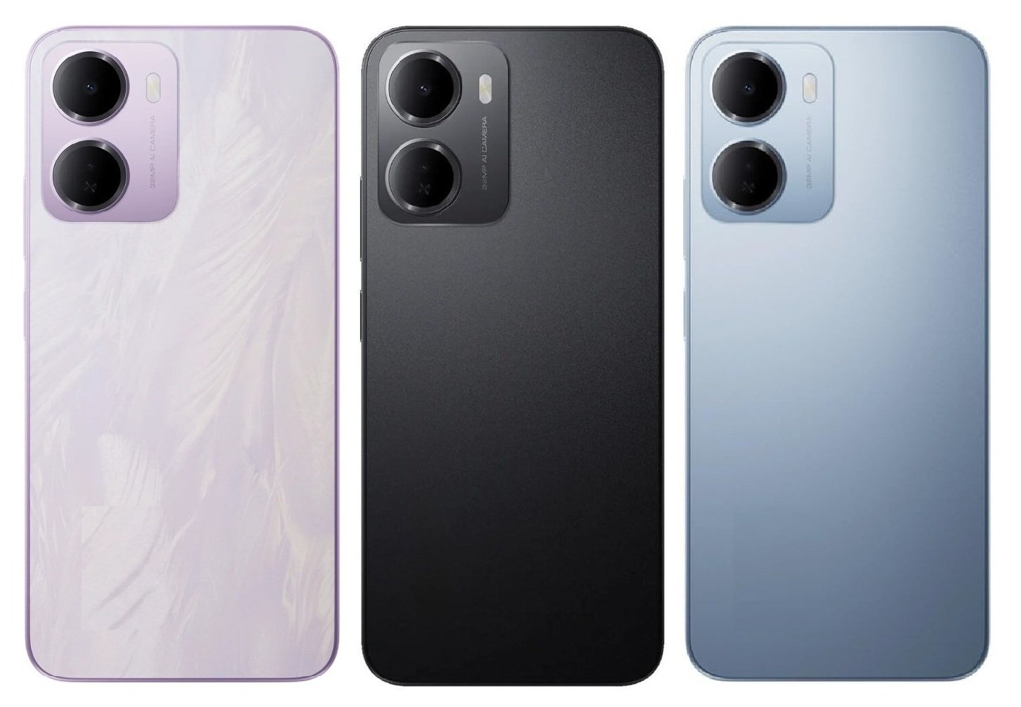 Xiaomi Redmi 15A 5G Full Body Housing Replacement Back Frame Middle Chassis with Side Keys – Blue, Black & Purple