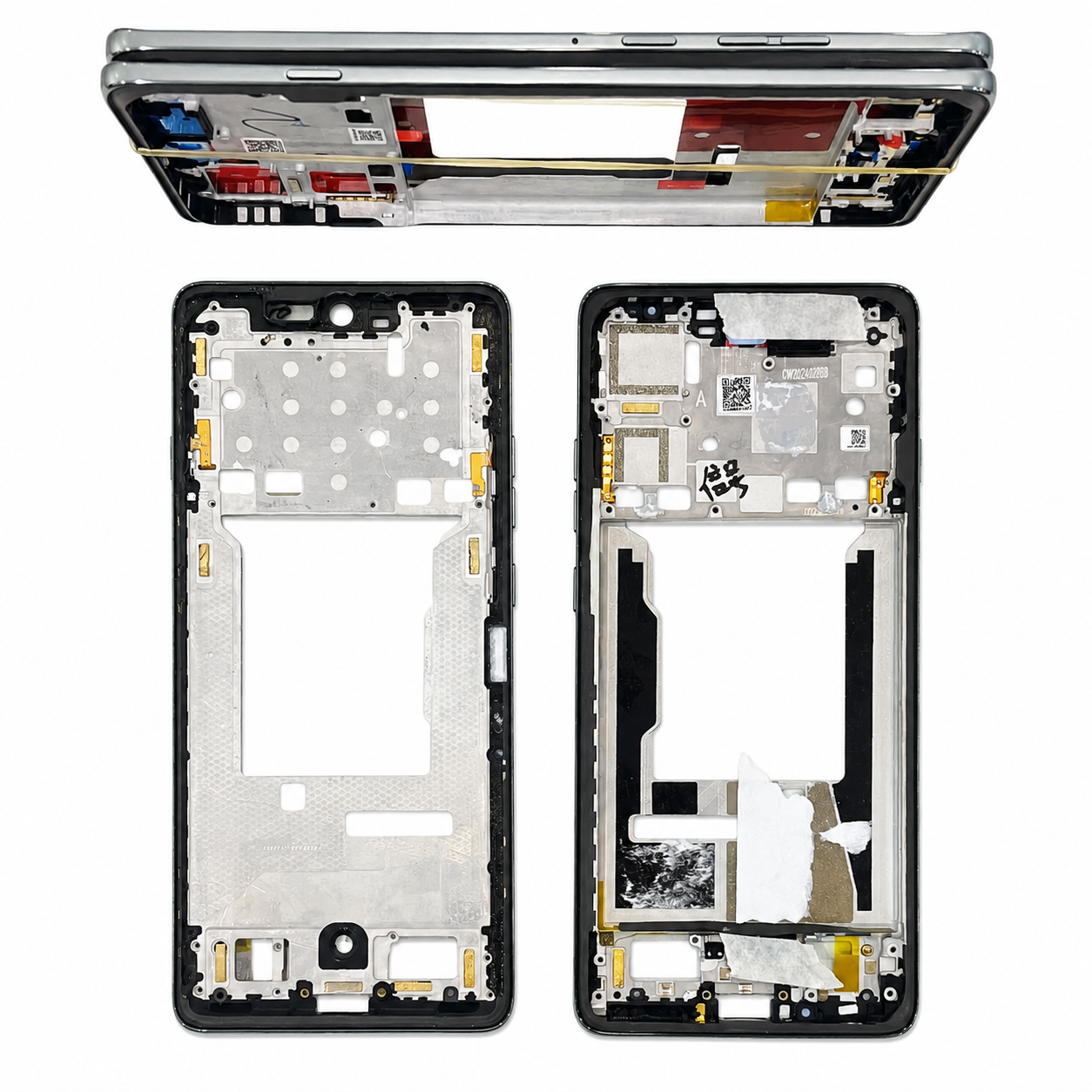 Motorola Edge 60 Pro Middle Frame – Black