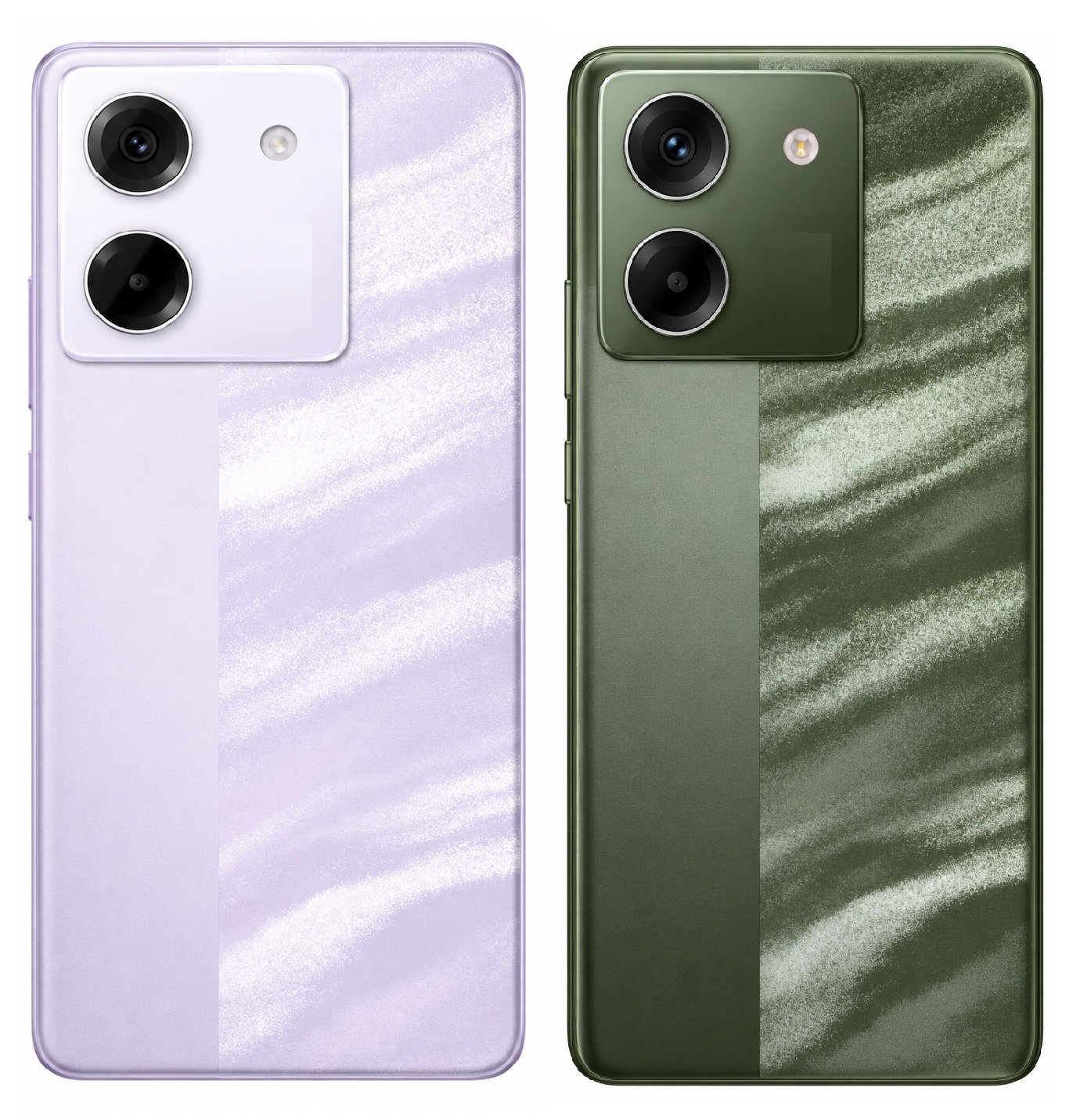 POCO M7 Pro 5G Full Body Housing Back Frame Middle Chassis with Side Keys – Black & Purple