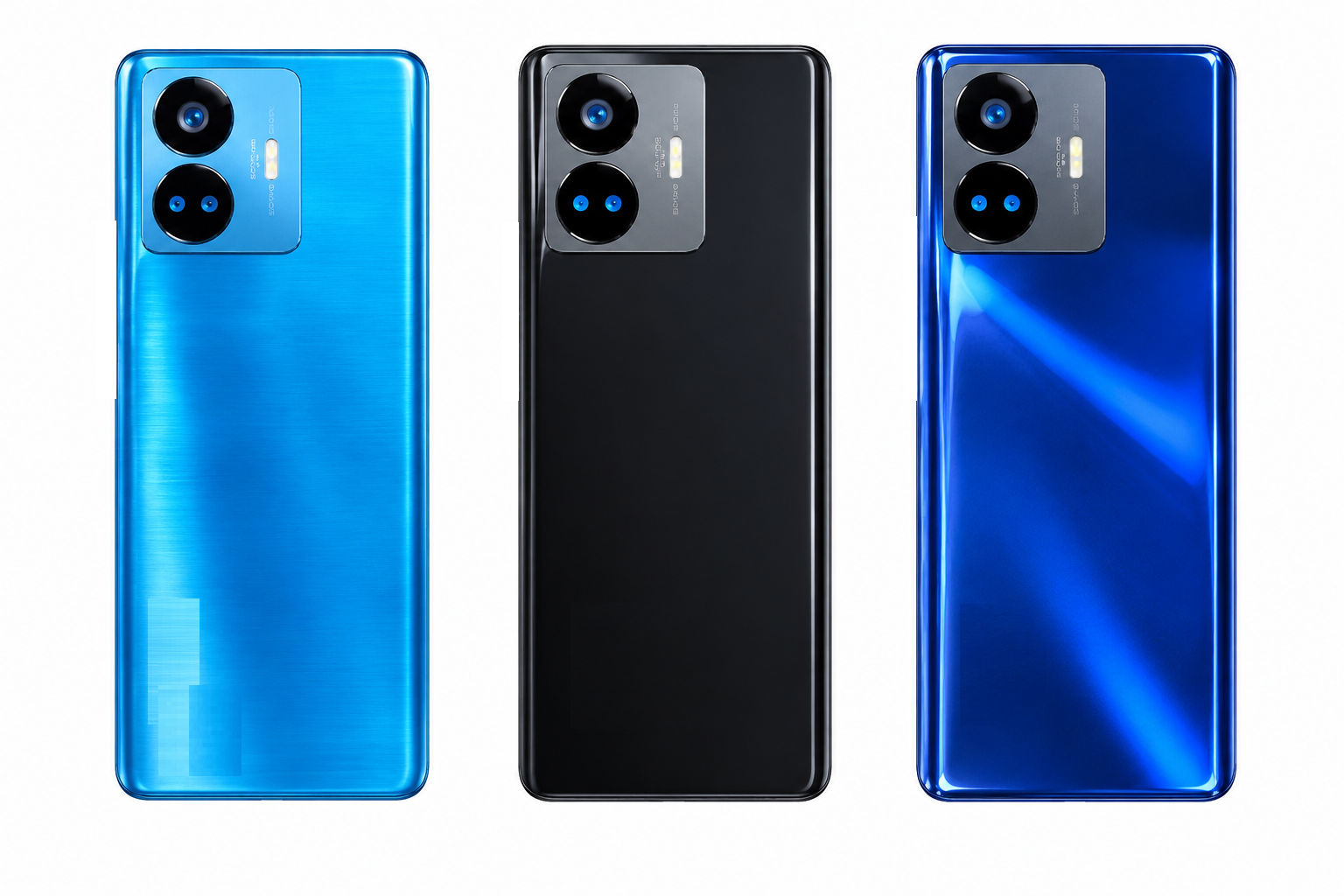 Realme GT Neo 5 5G Back Panel Battery Cover – Blue, Black & Purple