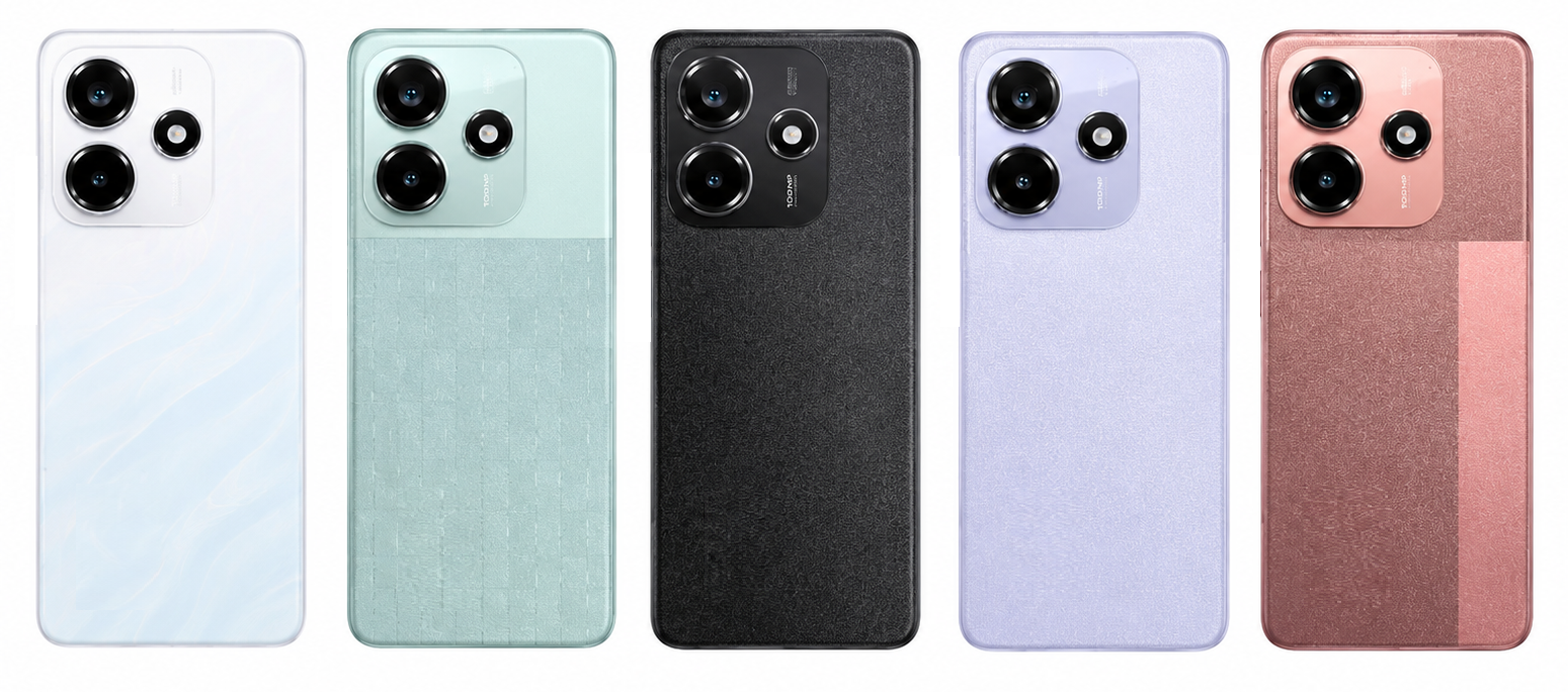 Redmi Note 14 5G Back Panel Battery Cover – Black, White, Green, Brown & Purple