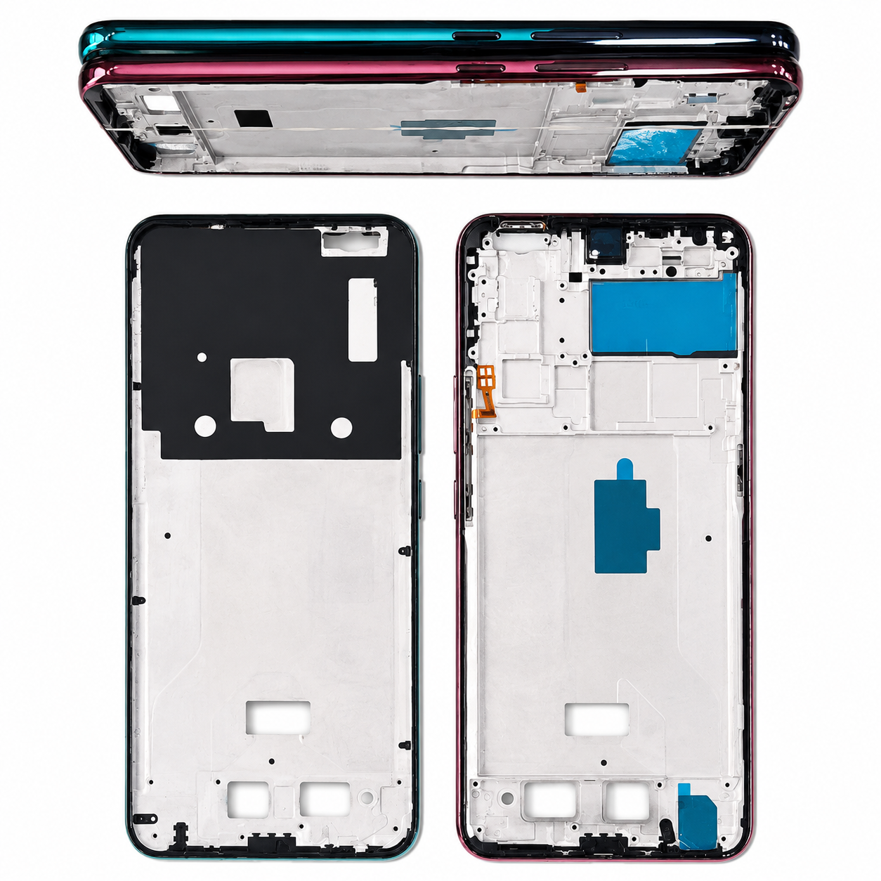 Vivo V15 4G Middle Frame – Red & Green