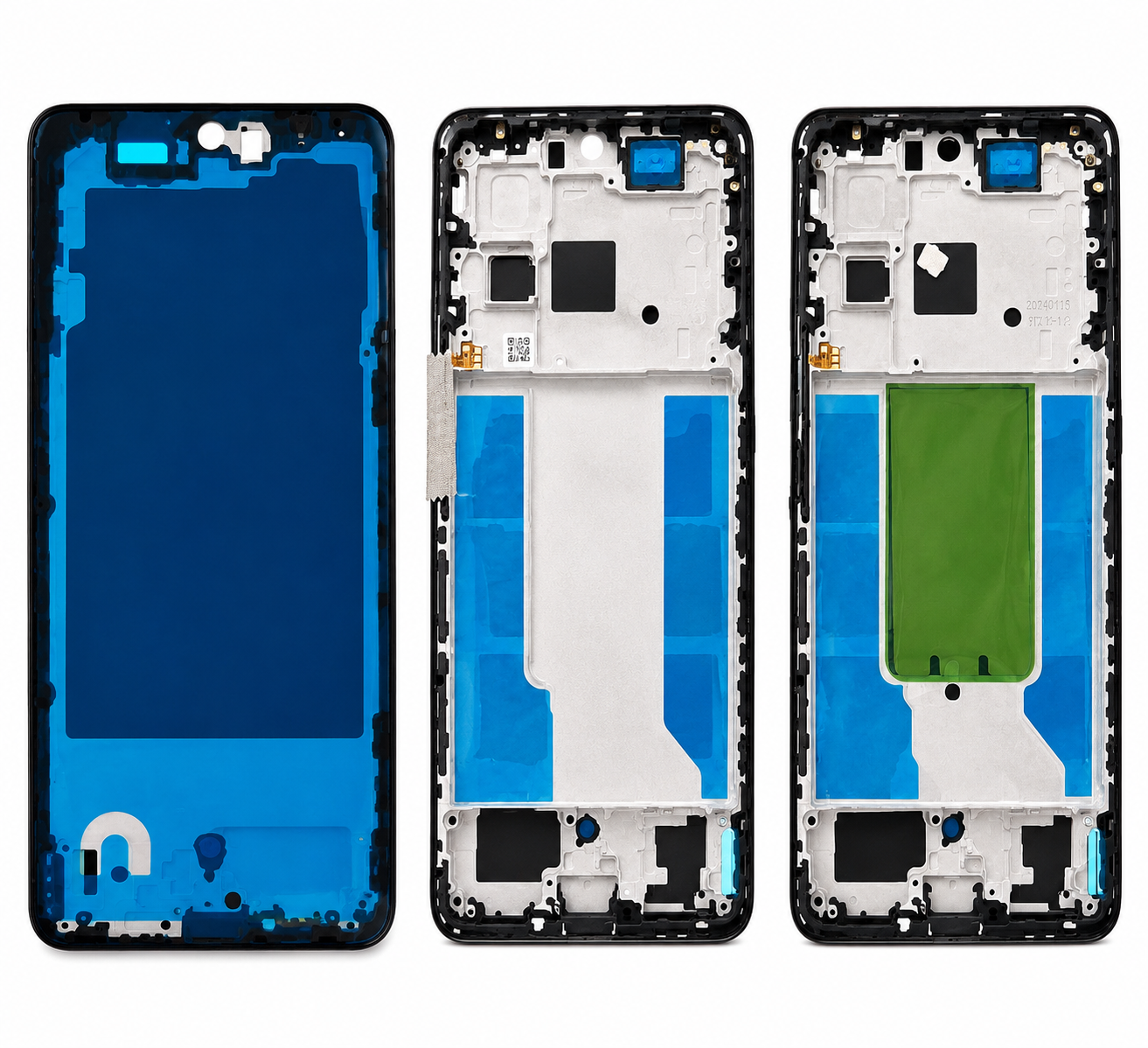 Vivo V25 Pro 5G Middle Frame – Black, Blue & Gold