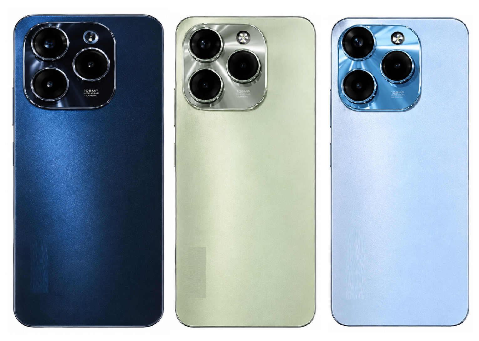 Infinix Note 40X 5G Full Body Housing Replacement Back Frame Middle Chassis with Side Keys – Black, Blue & Gold