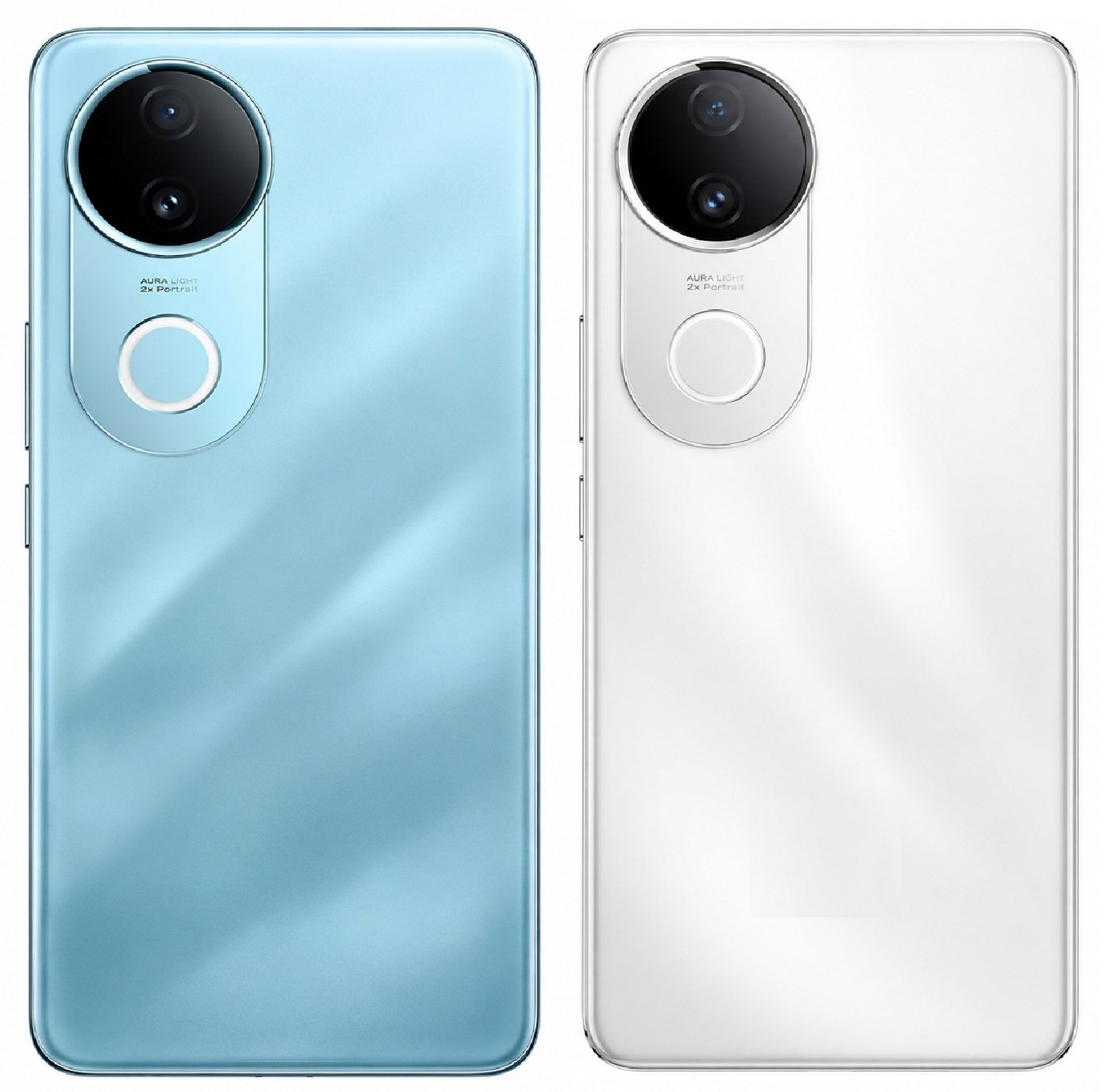 iQOO Z10R 5G Full Body Housing Replacement Back Frame Middle Chassis with Side Keys – Blue & White