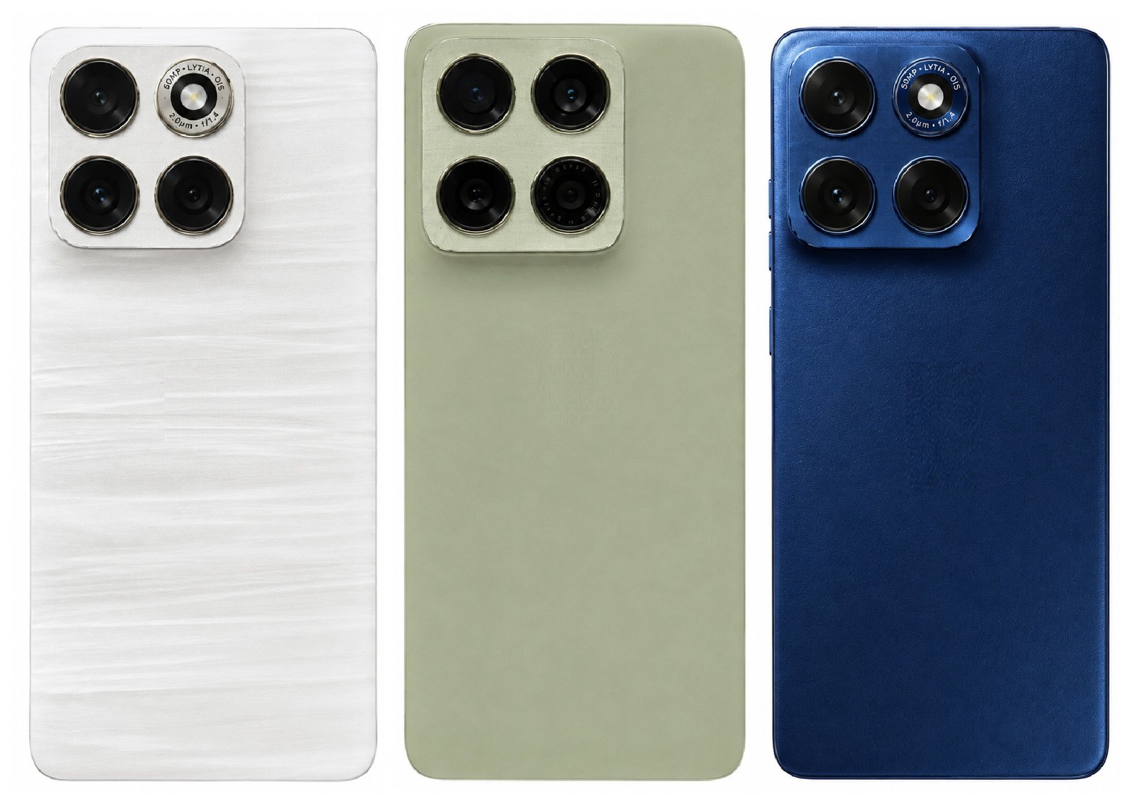 Motorola Edge 70 Pro 5G Back Panel Battery Cover Replacement – Green, White & Blue