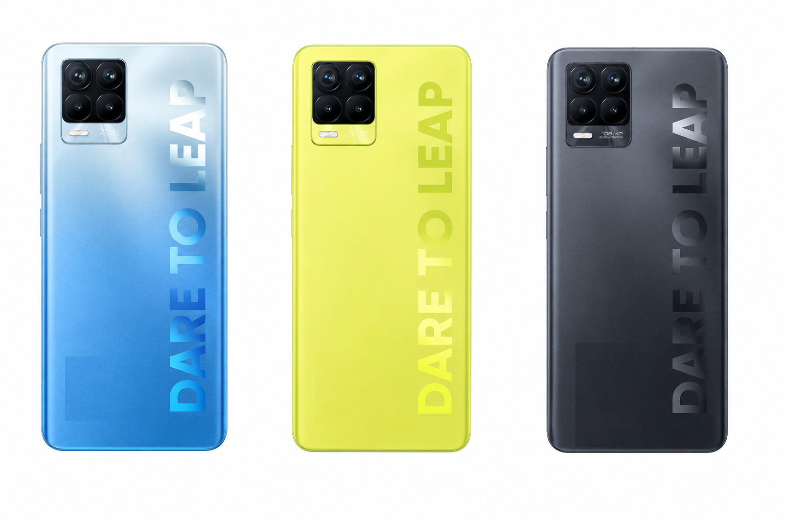 Realme 8 Pro 4G Full Body Housing Replacement Back Frame Middle Chassis with Side Keys – Black, Blue & Yellow