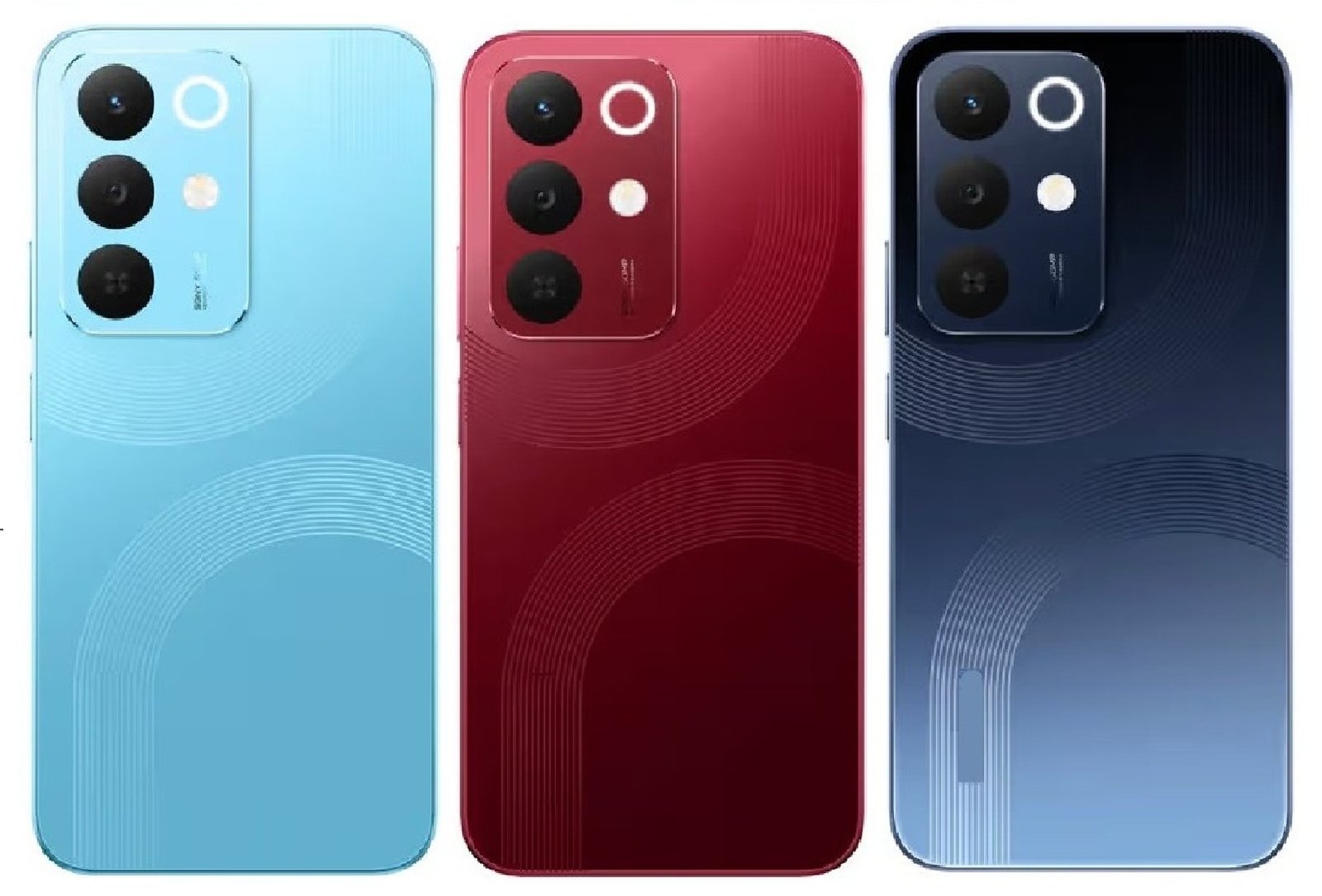 Realme Narzo 90X 5G Full Body Housing Replacement Back Frame Middle Chassis with Side Keys – Blue, Red & Black
