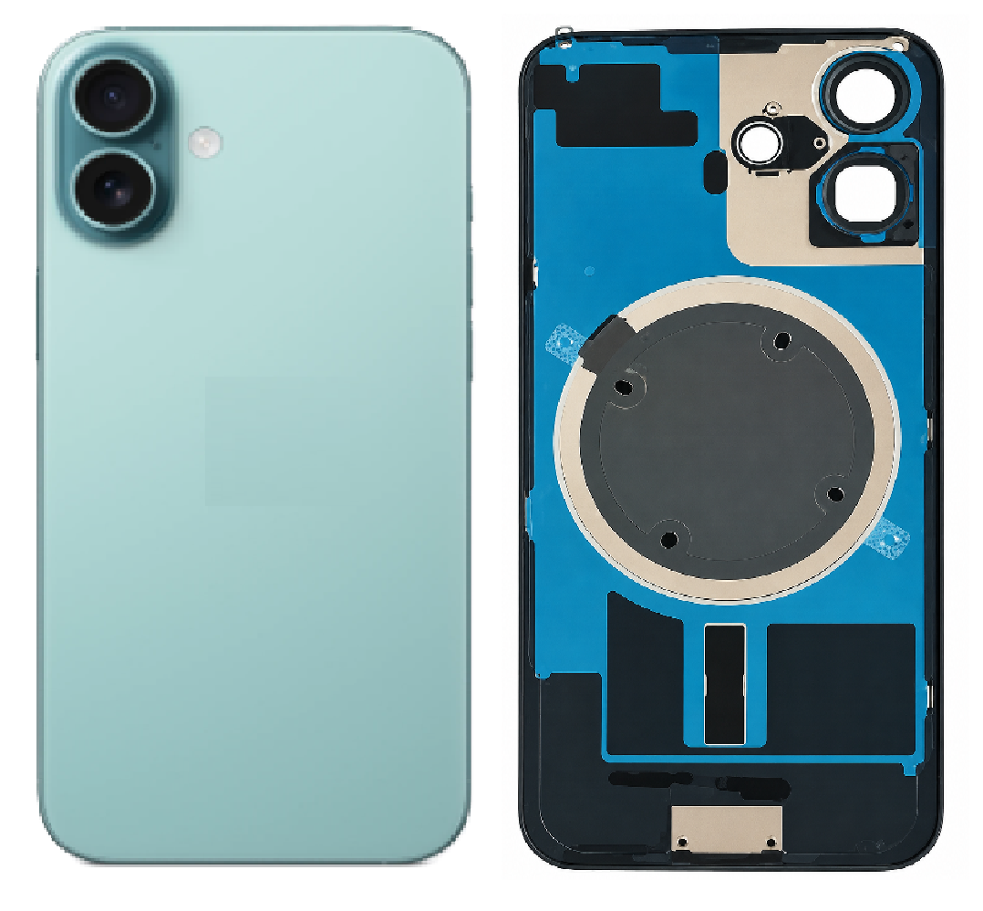iPhone 16 Plus Back Panel – Pink, White, Blue, Black & Green