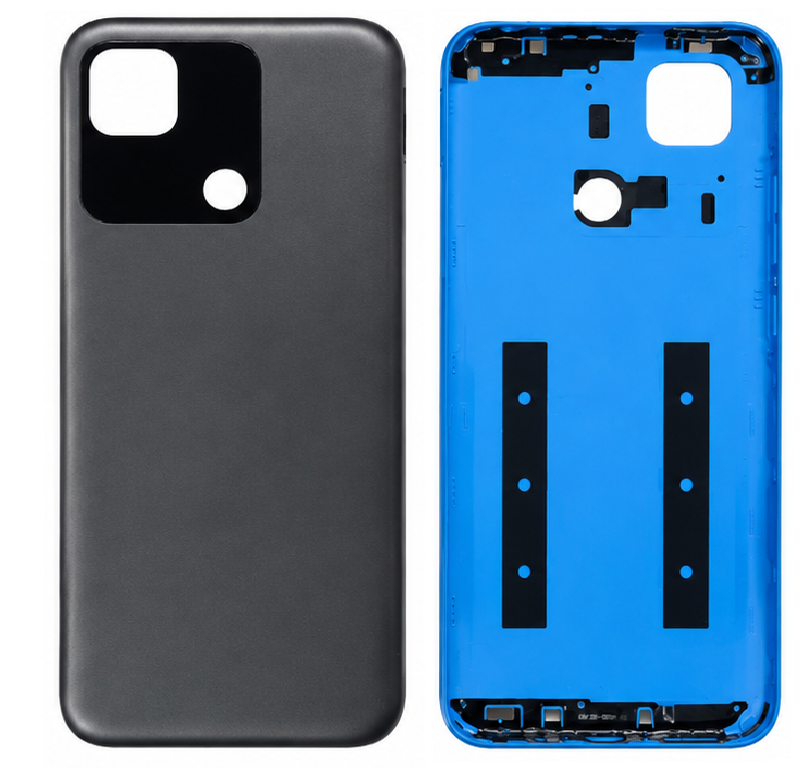 Redmi 10A 4G Back Panel – Black, Blue & Silver