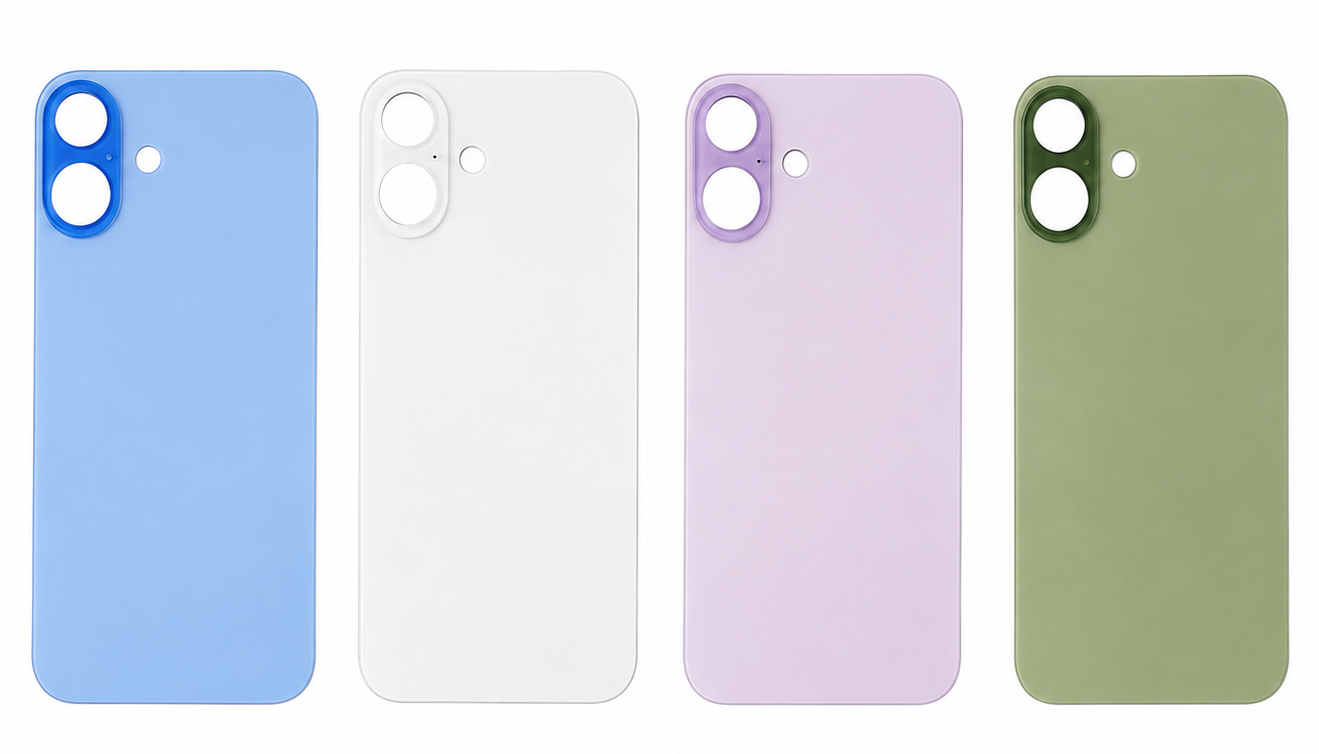 iPhone 11 to iPhone 17 Converter Back Glass – Green, Blue, Purple & White