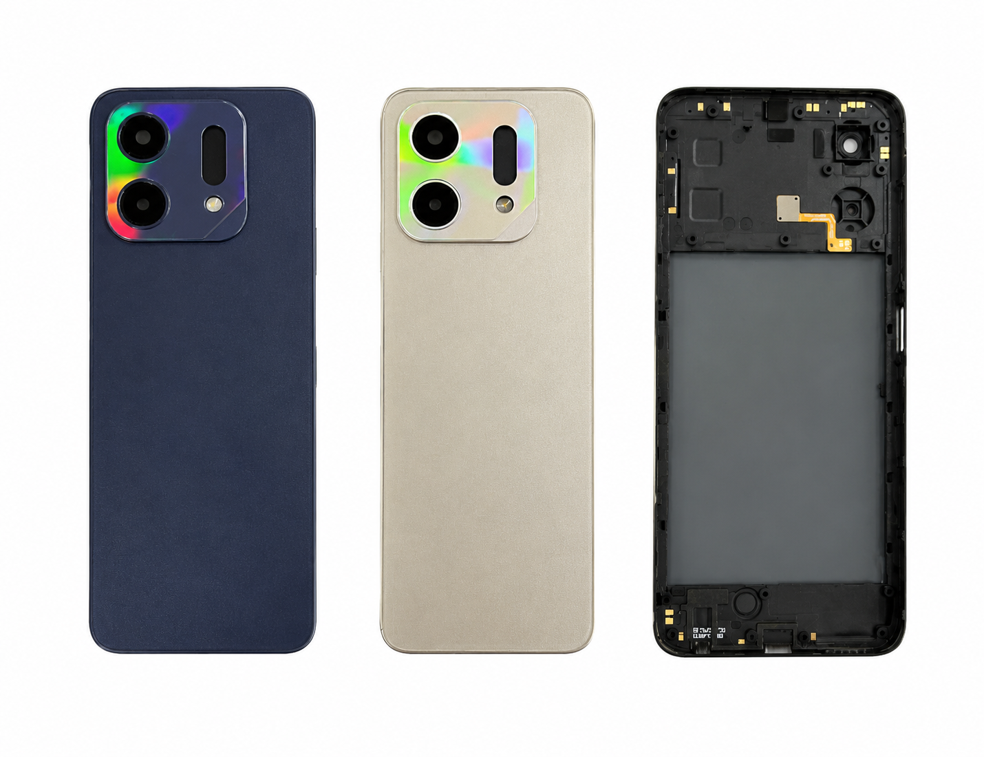 Lava Virat V1 5G Back Panel Housing Body Replacement – Black & Gold