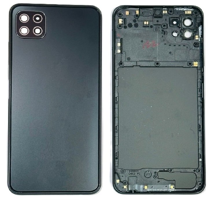 Samsung Galaxy A22 5G Full Body Housing Replacement Back Frame Middle Chassis with Side Keys – Black, White, Green & Purple