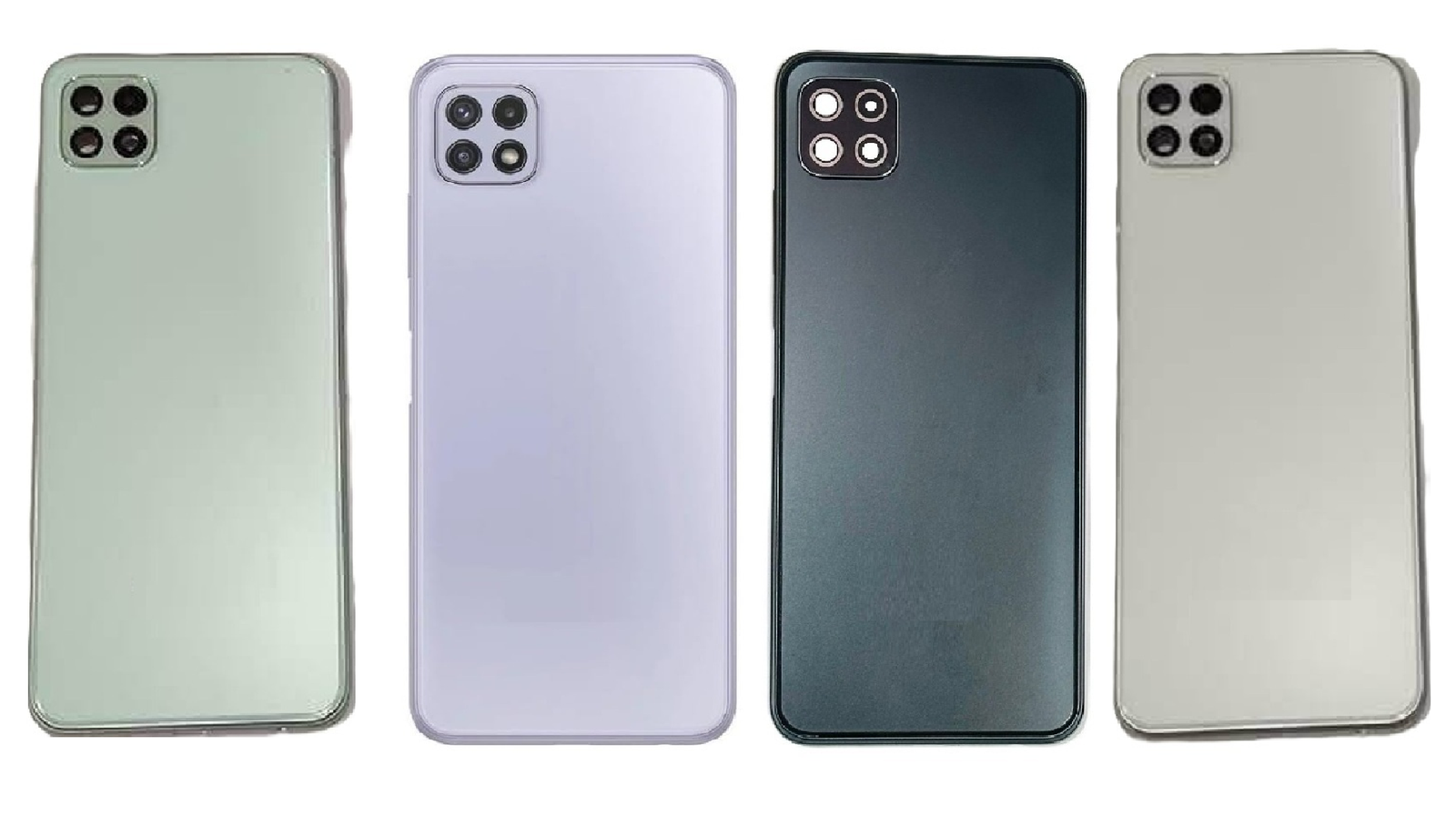 Samsung Galaxy A22 5G Full Body Housing Replacement Back Frame Middle Chassis with Side Keys – Black, White, Green & Purple