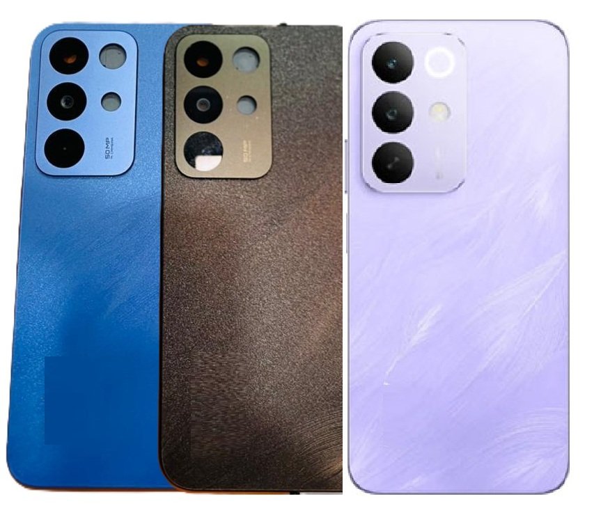 Realme C85 5G Full Body Housing Replacement Back Frame Middle Chassis with Side Keys – Blue, Brown & Purple