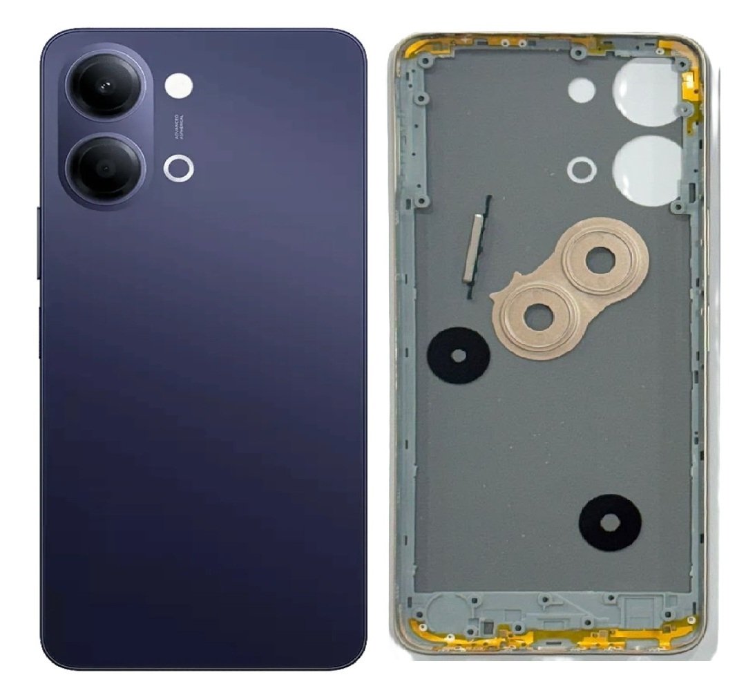 Vivo Y21 5G / Y05 5G Full Body Housing Replacement Back Frame Middle Chassis with Side Keys – White, Blue & Black