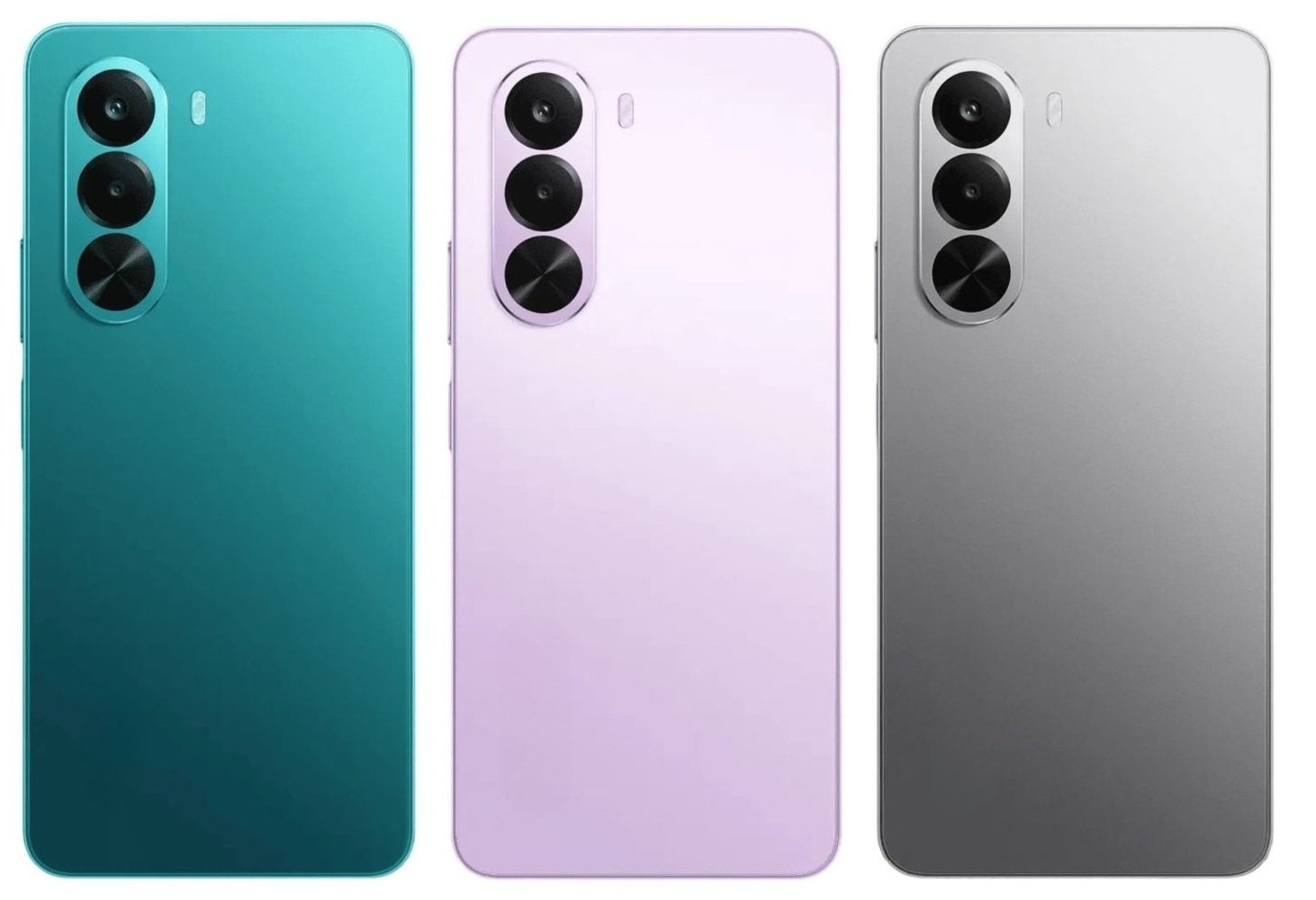 Realme P4X 5G Full Body Housing Replacement Back Frame Middle Chassis with Side Keys – Green, Purple & Grey