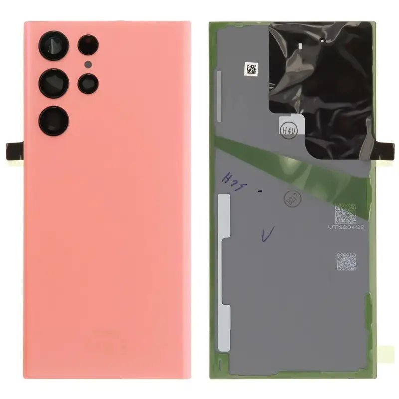 Samsung Galaxy S22 Ultra Back Panel Pink – Rose Edition Original Replacement