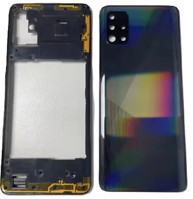 Samsung Galaxy A71full body housing Black