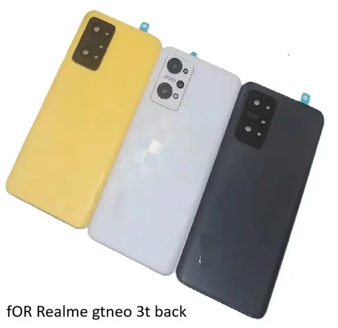 Compatible Replacement Realme GT Neo 3T Back Panel – Yellow, White & Black